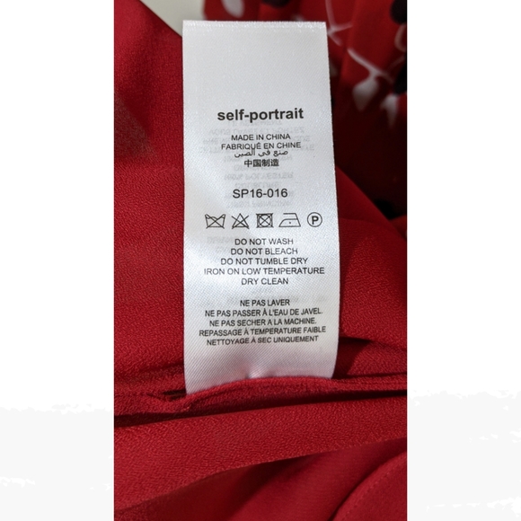 Self-Portrait Off-shoulder Long Sleeve Midi Dress - Picture 12 of 16